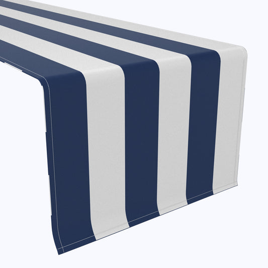 Navy & White Cabana Stripe Runners