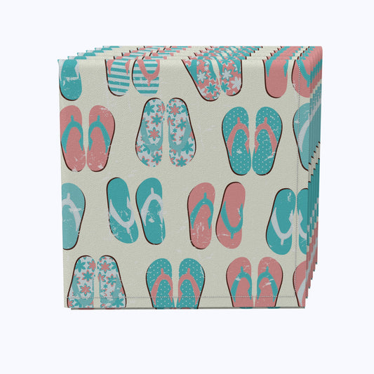 Ocean Beach Flip Flops Napkins