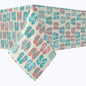 Ocean Beach Flip Flops Cotton Rectangles