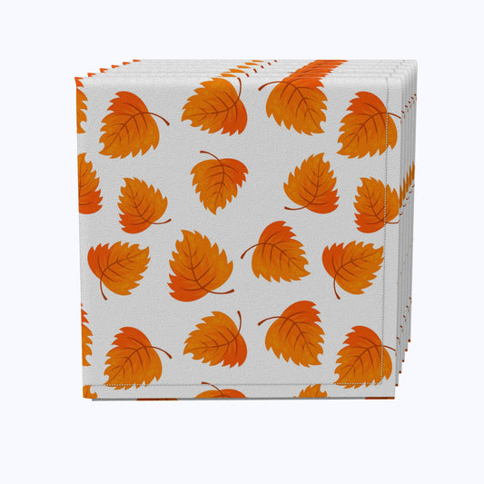 October Leaves Cotton Napkins
