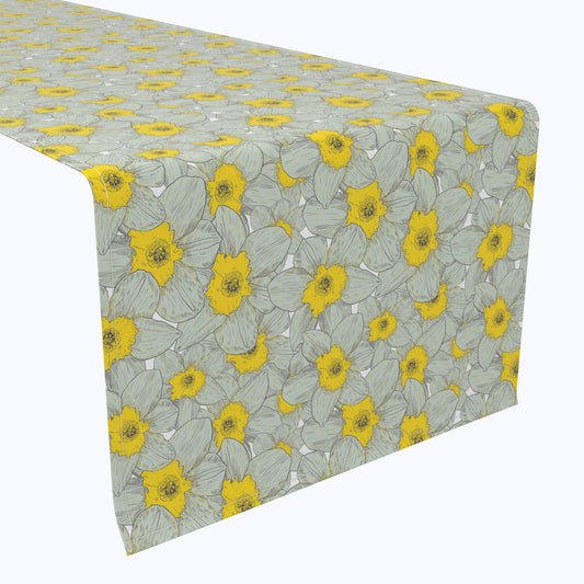 Old Fashioned Yellow Floral Runners