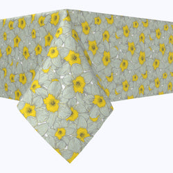 Old Fashioned Yellow Floral Squares
