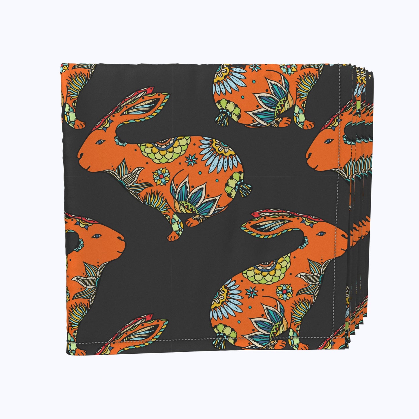Orange Chill Rabbit Napkins