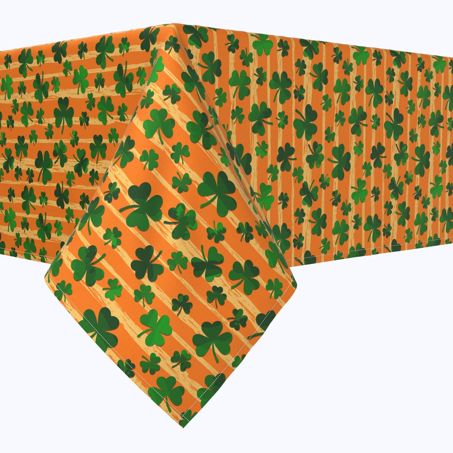 Orange Paint Stroke Celtic Pride Rectangles