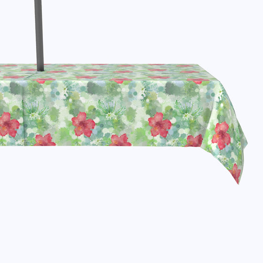Organic Petal Watercolor Outdoor Rectangles