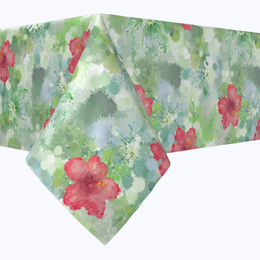 Organic Petal Watercolor Rectangles