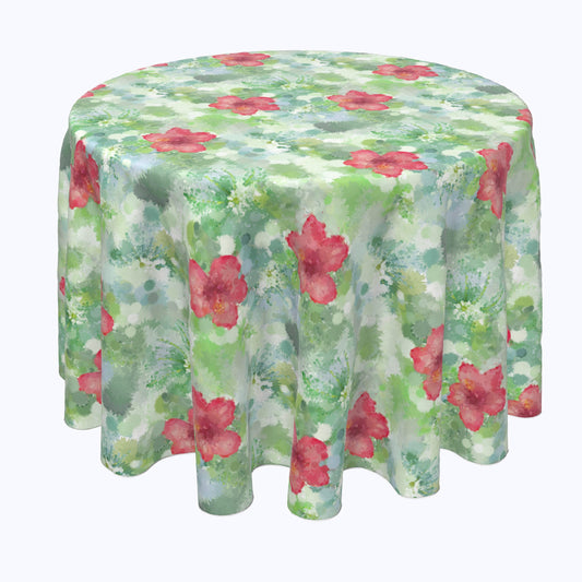Organic Petal Watercolor Rounds