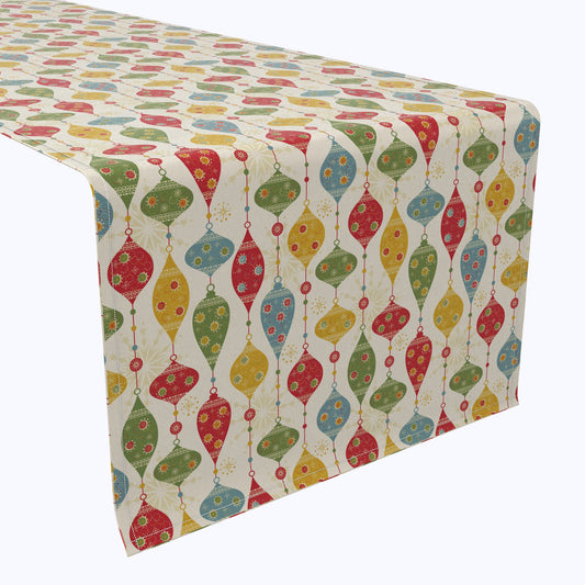 Ornament Illustration Cotton Table Runners