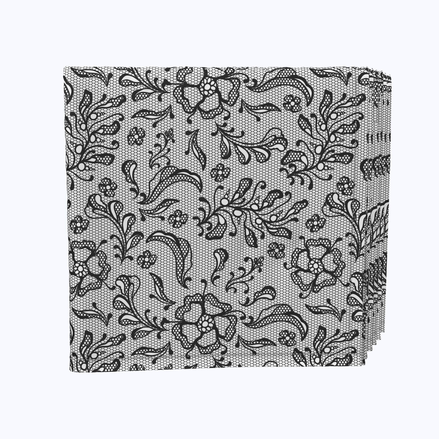 Ornamental Lace Flowers Napkins