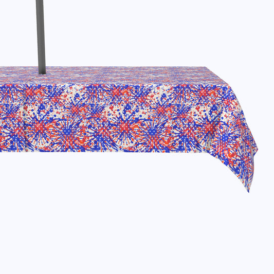 Painted Firework Fun Outdoor Rectangles
