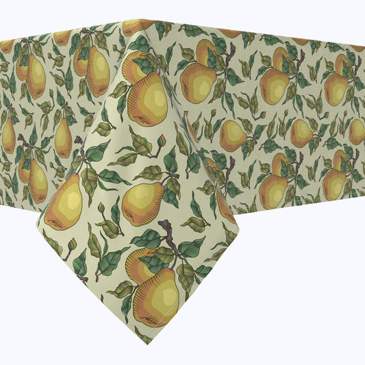Painted Pear Tree Cotton Rectangles