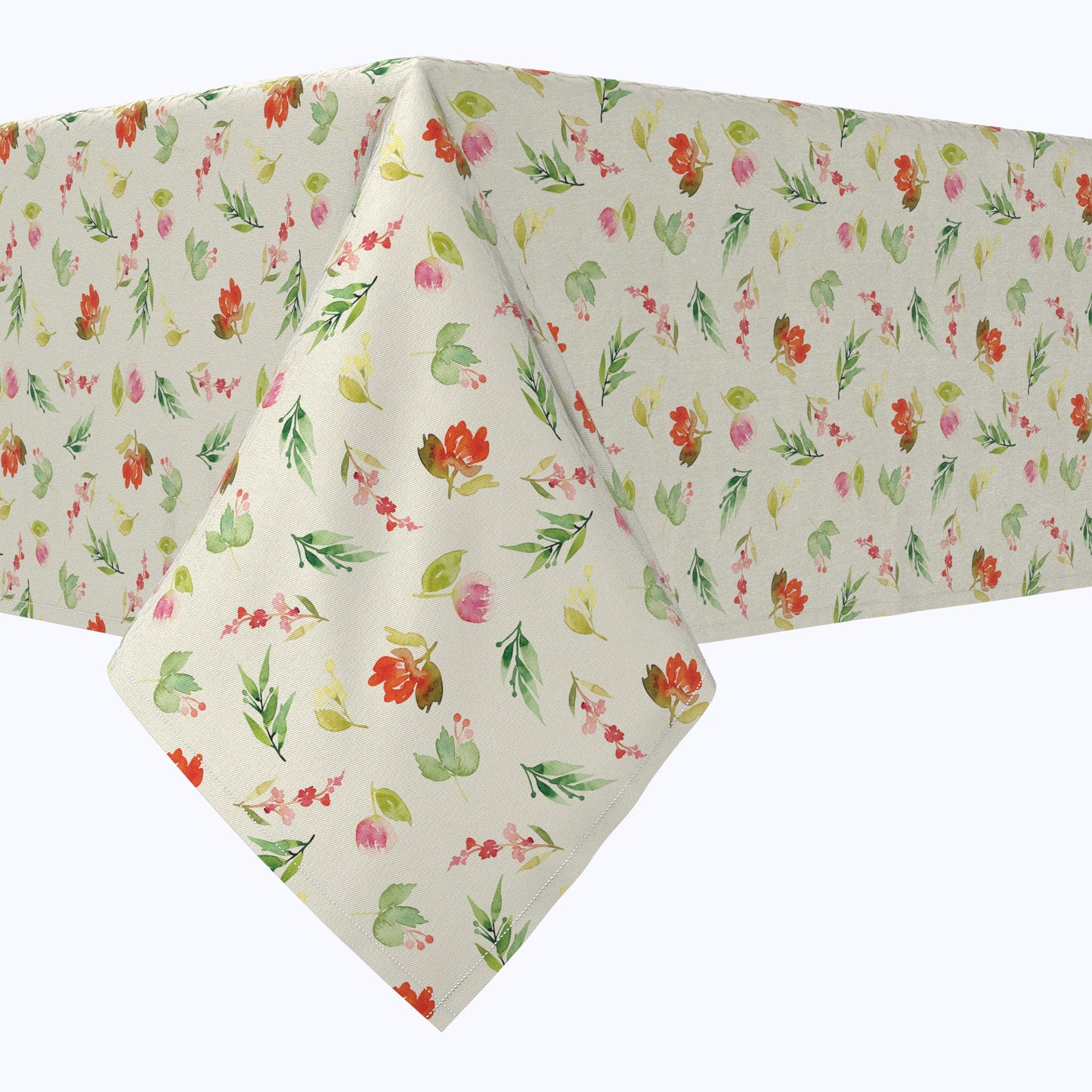 Painted Petals Cotton Rectangles