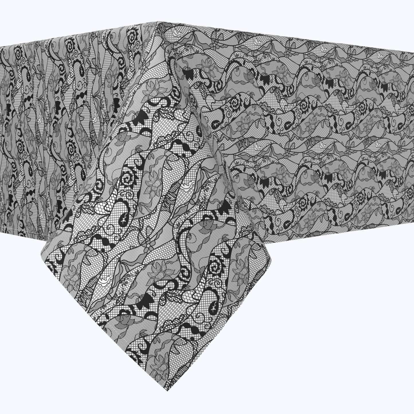 Paisley Lace Curve Rectangles