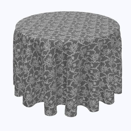 Paisley Petals Black Lace Rounds