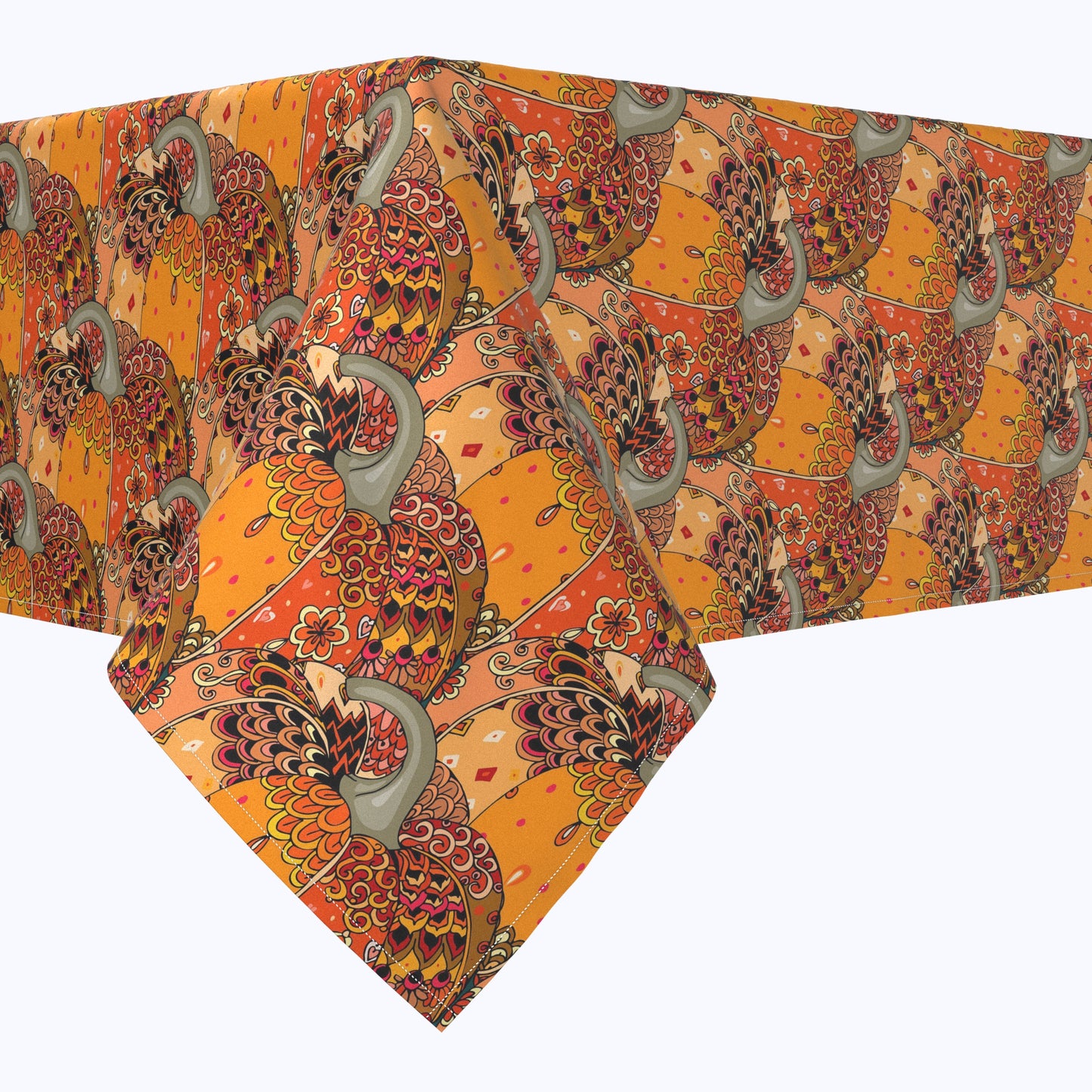 Paisley Pumpkins Squares