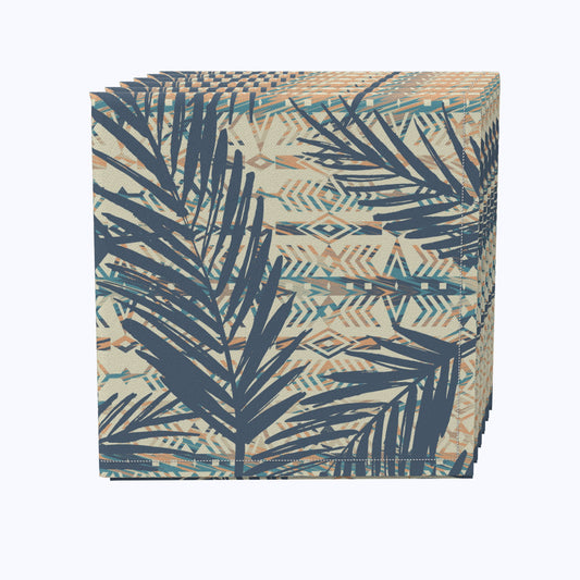 Palm Leaves & Tribal Patterns Napkins
