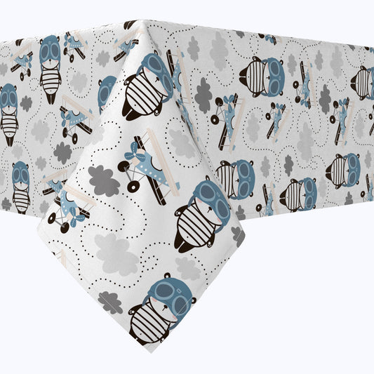 Panda Pilot Tablecloths