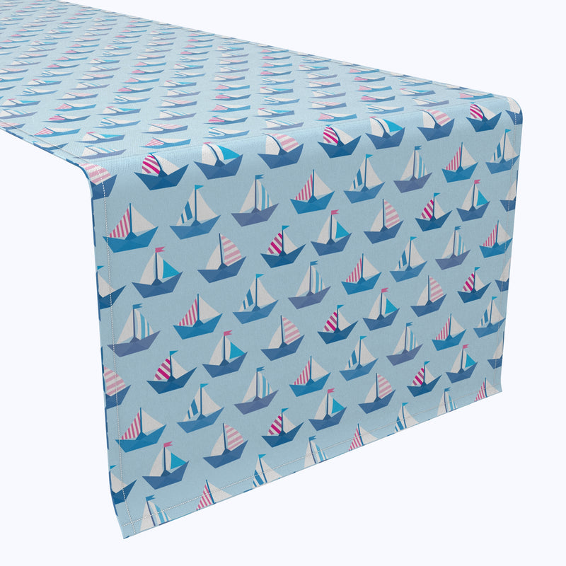 Paper Sailboats Table Runners