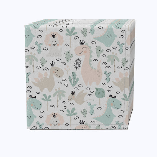 Pastel Dinos Napkins