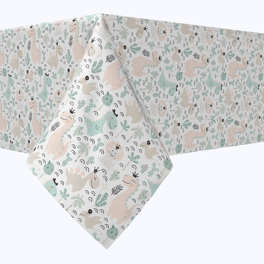 Pastel Dinos Cotton Rectangles