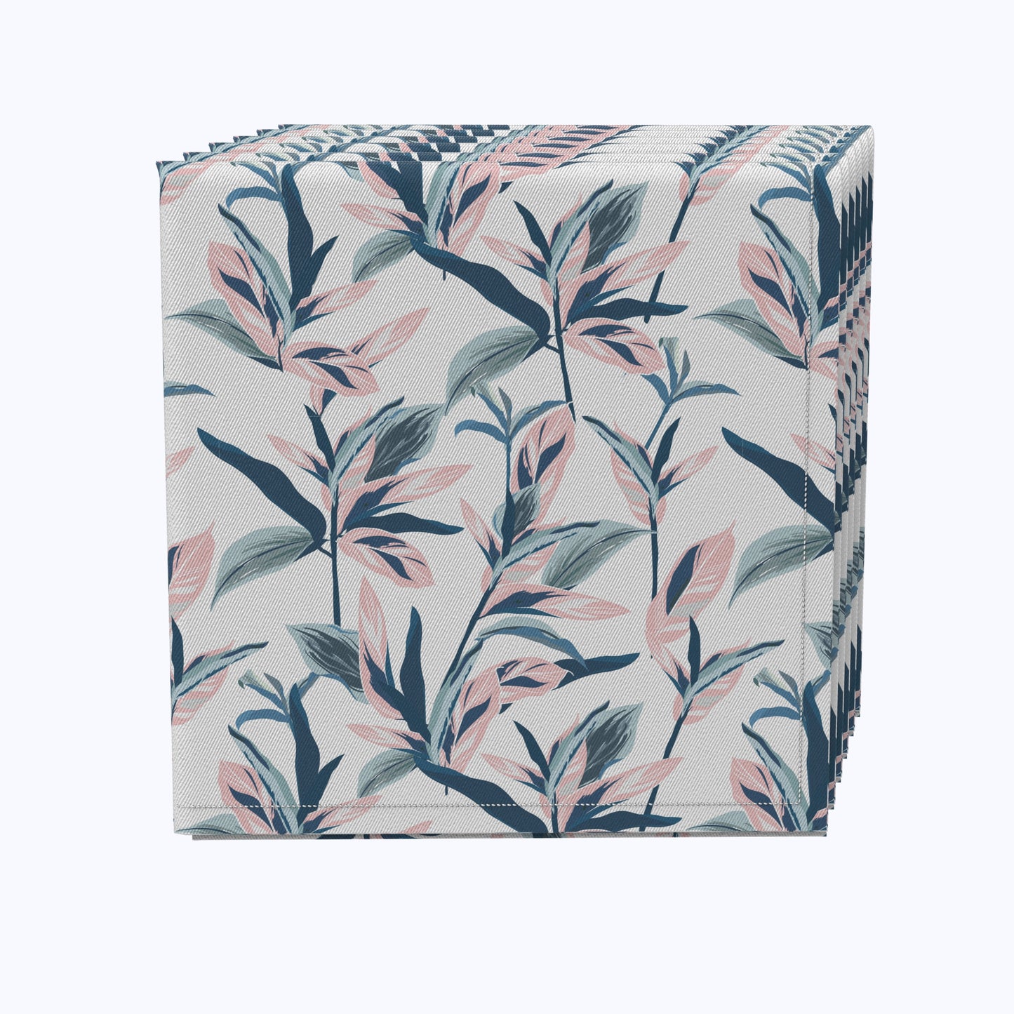 Pastel Tropical Leaves Napkins