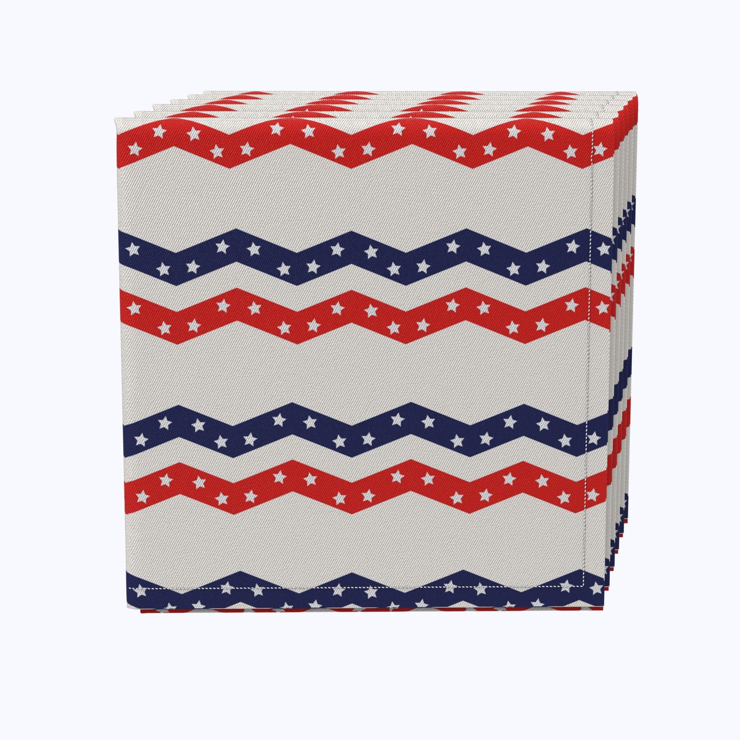 Patriotic Chevron Napkins