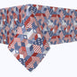 Patriotic Geometric Patchwork Rectangles