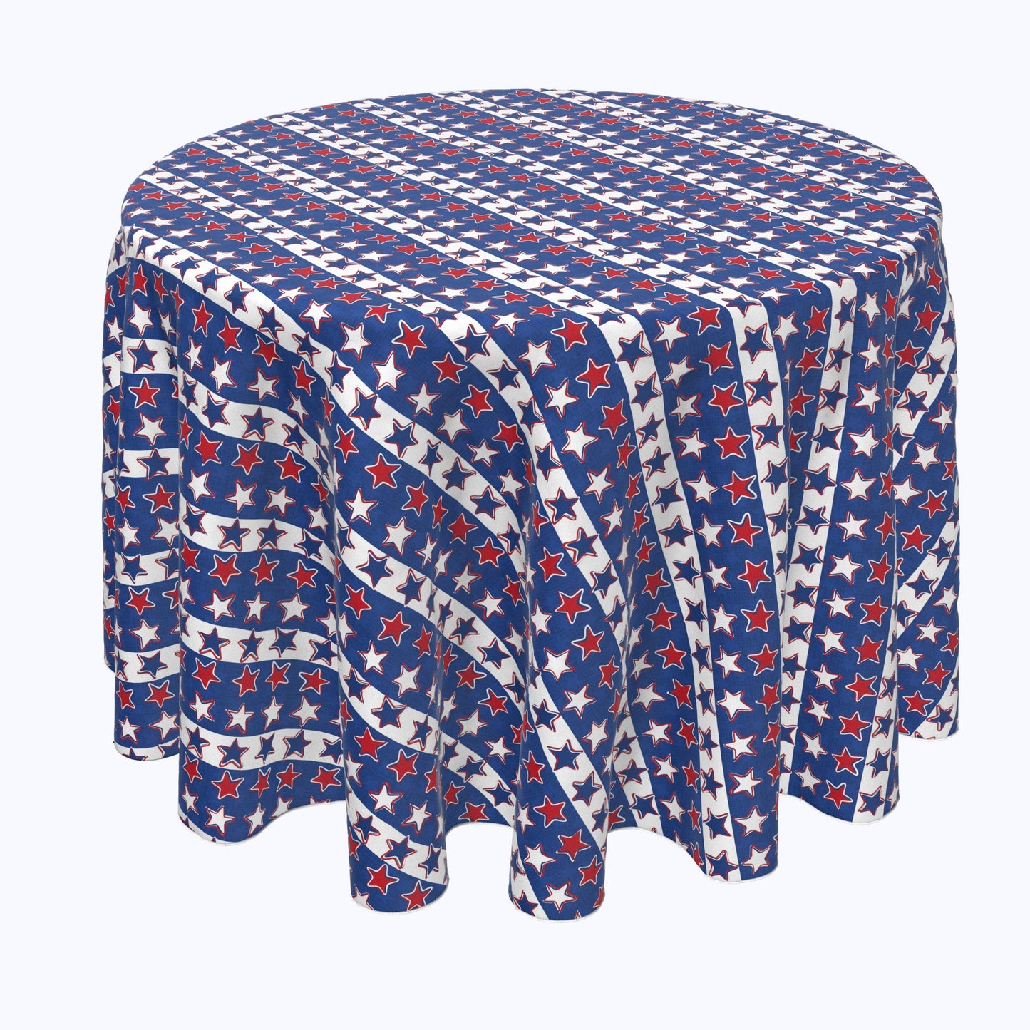 Patriotic Scrapbook Stars Rounds
