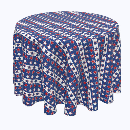 Patriotic Scrapbook Stars Rounds