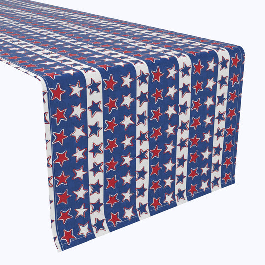 Patriotic Scrapbook Stars Runners