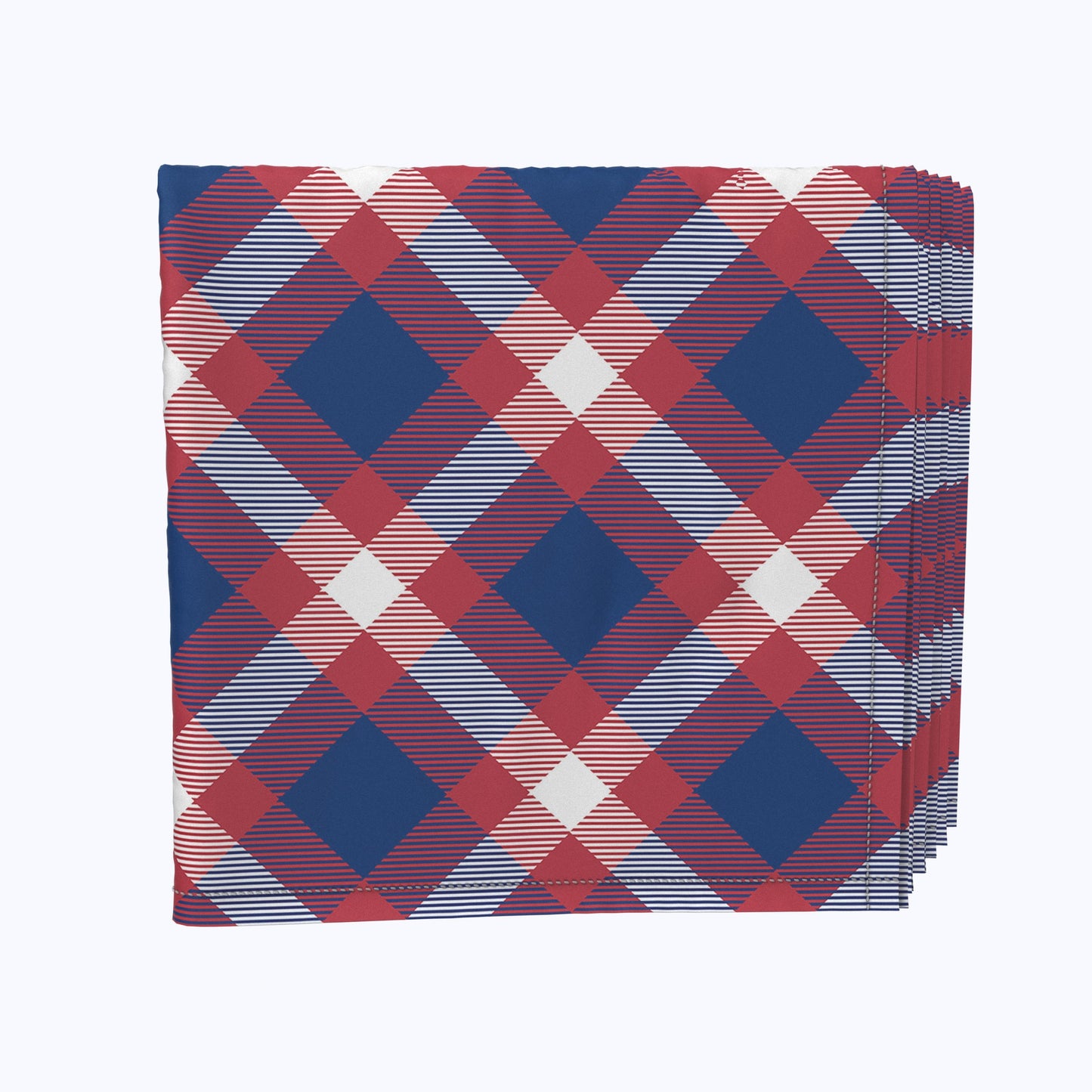 Patriotic Tartan Plaid Napkins