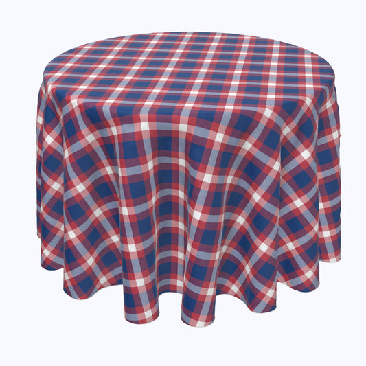 Patriotic Tartan Plaid Rounds
