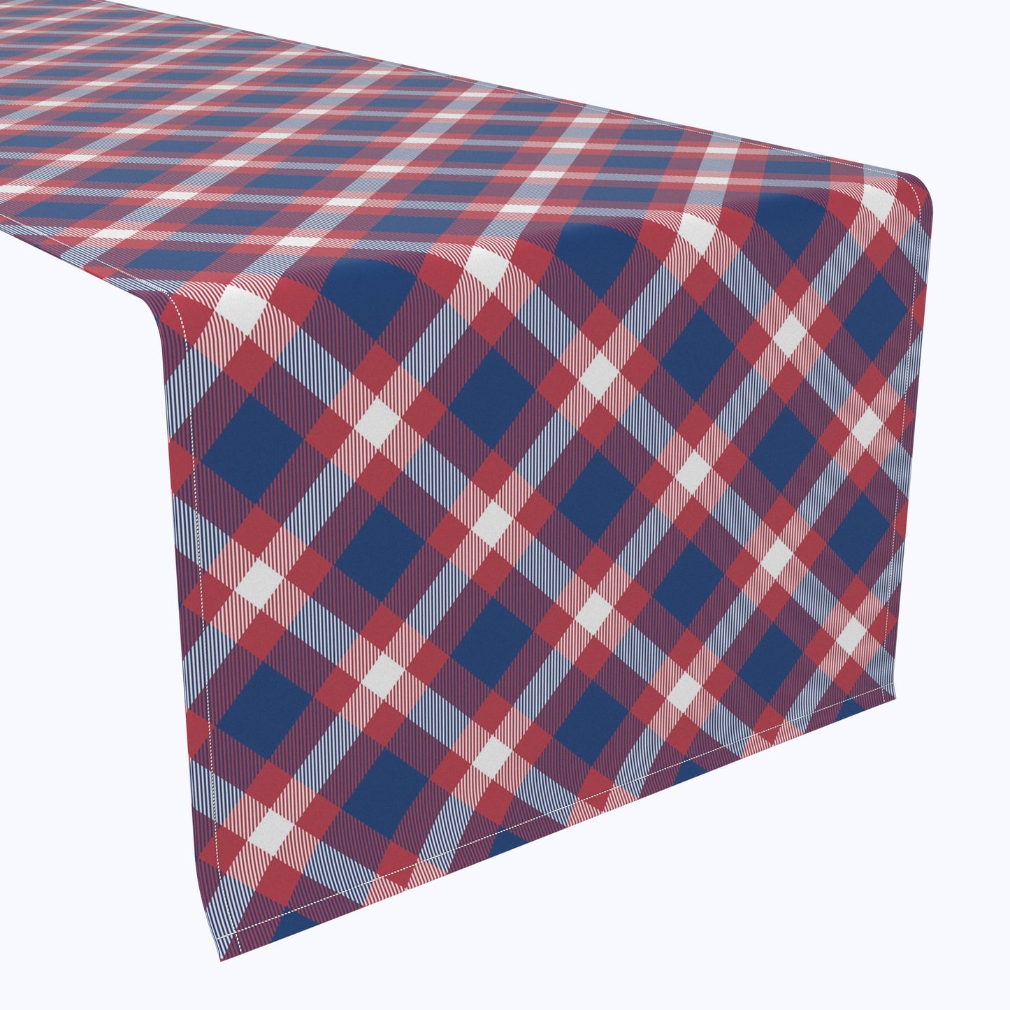 Patriotic Tartan Plaid Runners