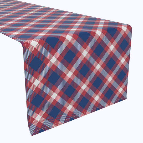 Patriotic Tartan Plaid Runners