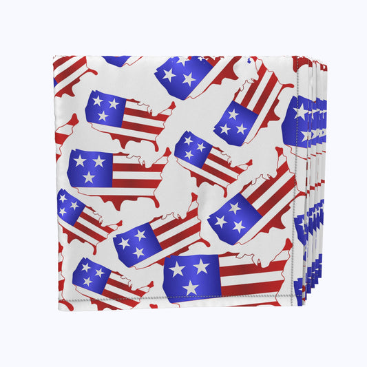 Patriotica Puzzle Pieces Napkins