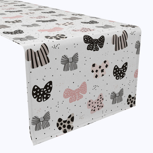 Patterned Bows Table Runners
