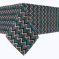 Patterned Chevron Cotton Rectangles
