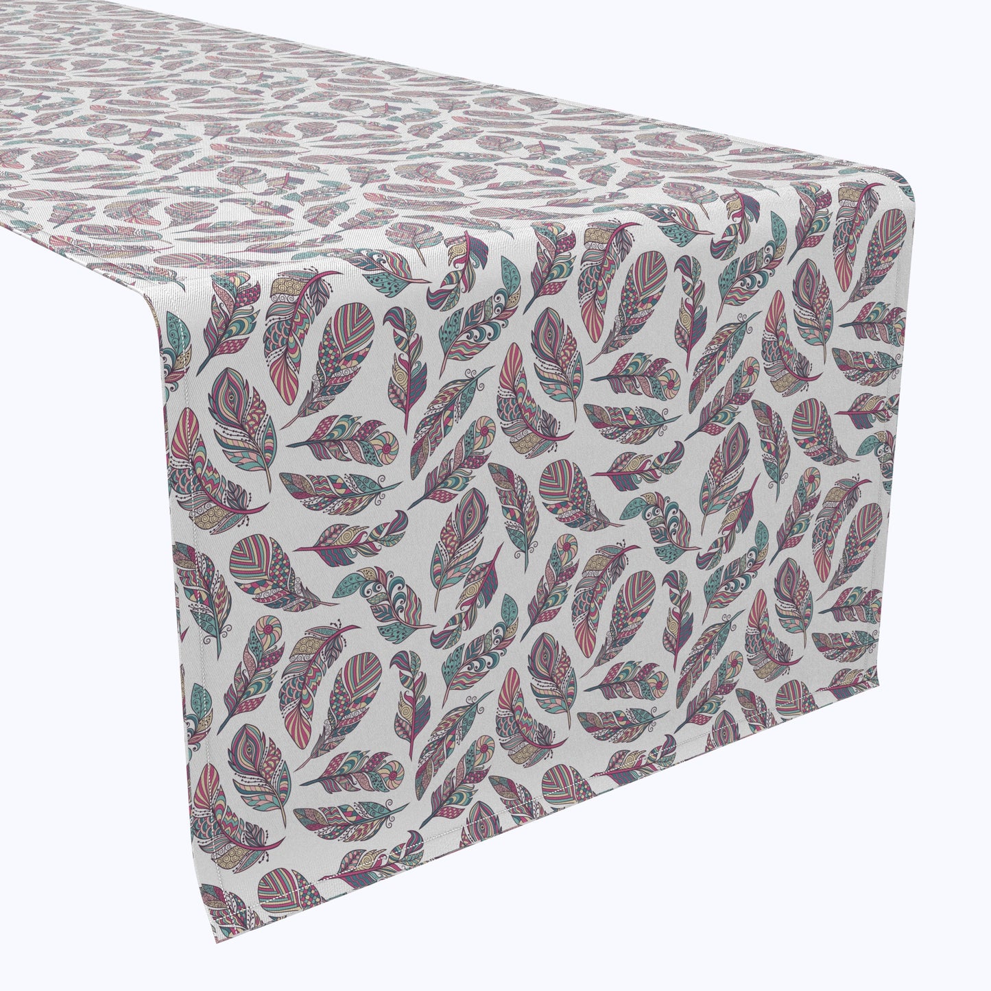 Patterned Feathers Table Runners