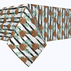 Pinecone Stripes Rectangle Tablecloths