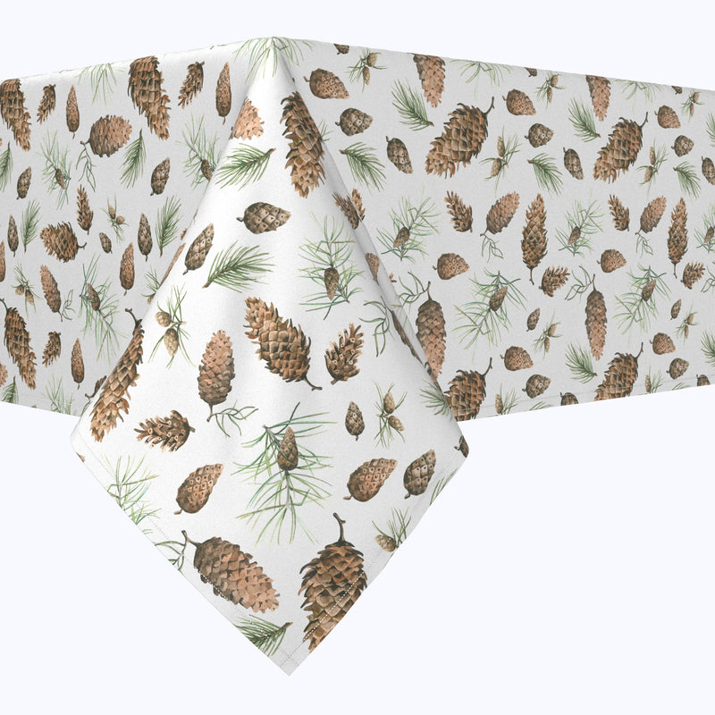 Pinecones Allover Square Tablecloths