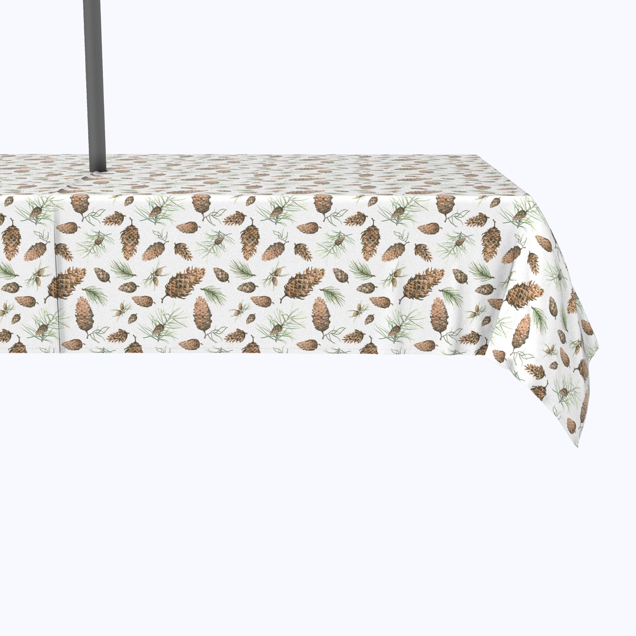 Pinecones Allover Outdoor Tablecloths – Tablecloth.com