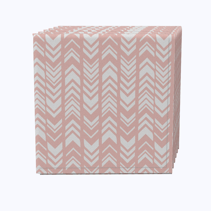 Pink Abstract Arrows Napkins