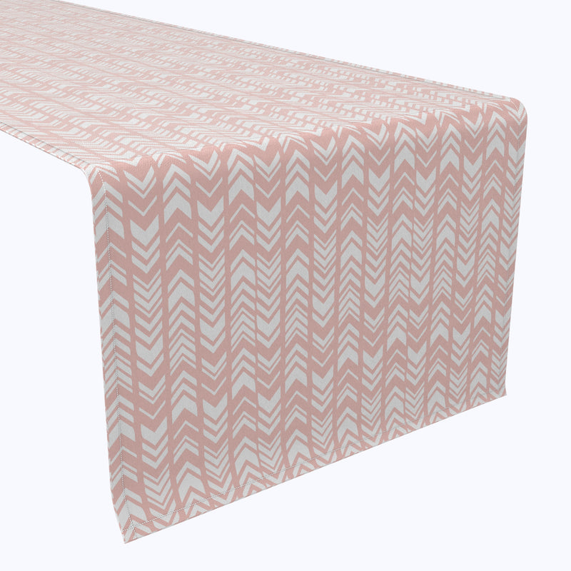 Pink Abstract Arrows Table Runners