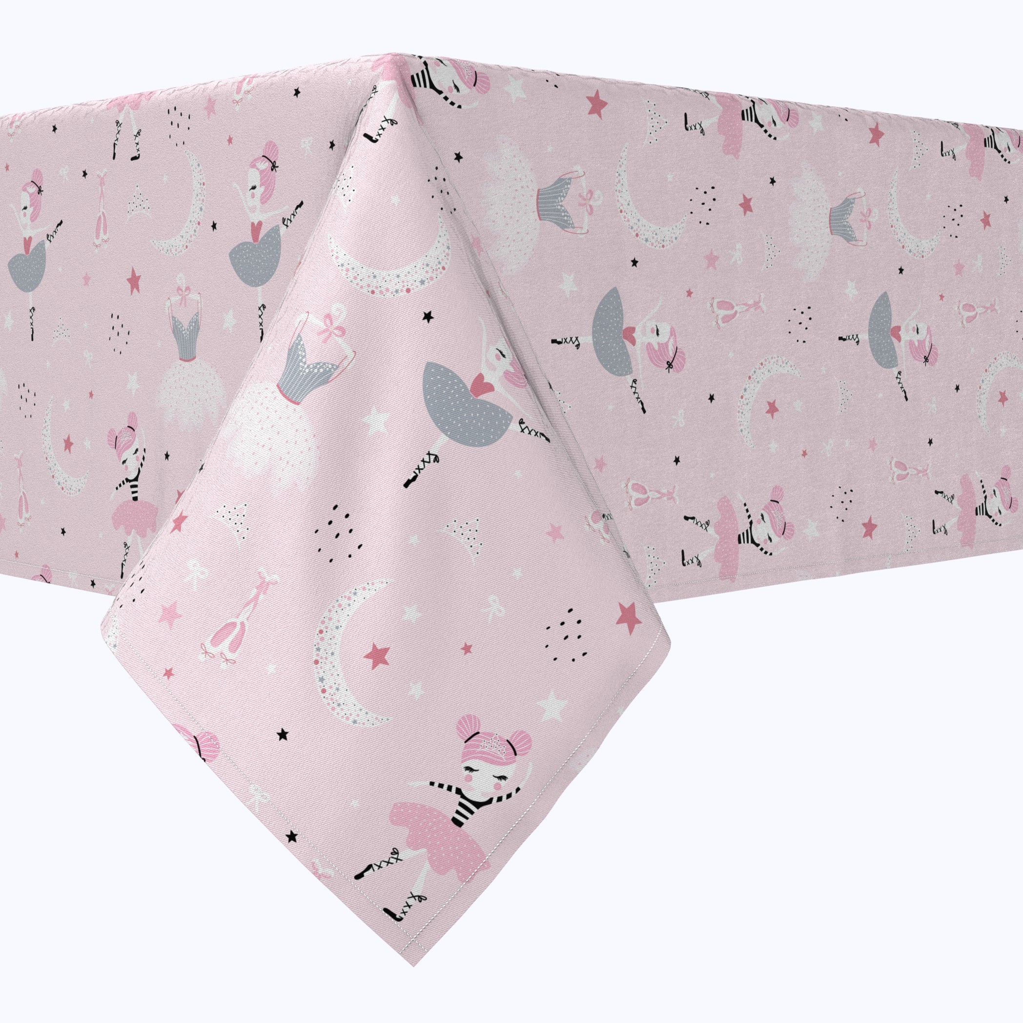 Pink Ballerina Cotton Rectangles – Tablecloth.com
