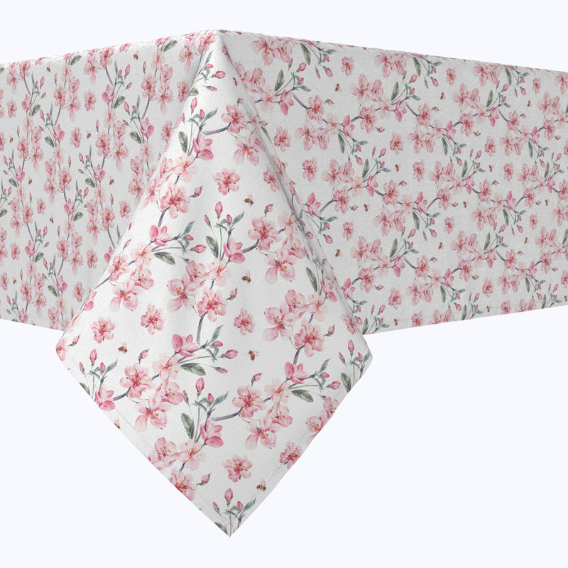 Pink Floral Blossom Tablecloths