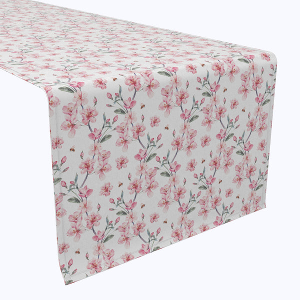 Pink Floral Blossom Table Runners