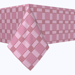 Pink Houndstooth Check Squares
