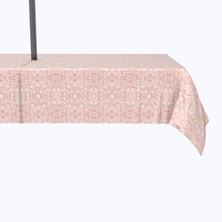 Pink Lace Damask Outdoor Rectangles