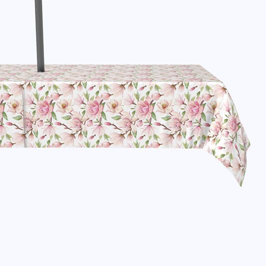 Pink Magnolia Flowers Outdoor Rectangles