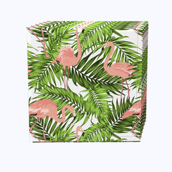 Pink Flamingo in Leaves Napkins
